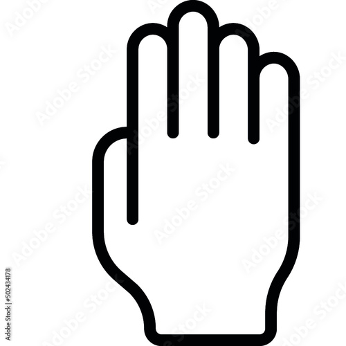 Tucked Thumb Hand Icon