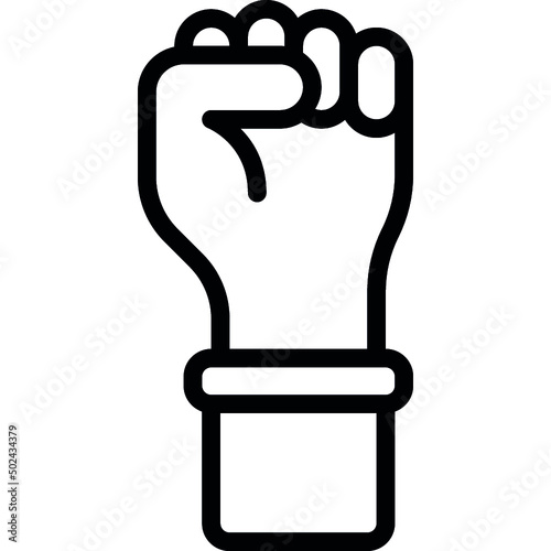 Fist Front Sleeve Icon