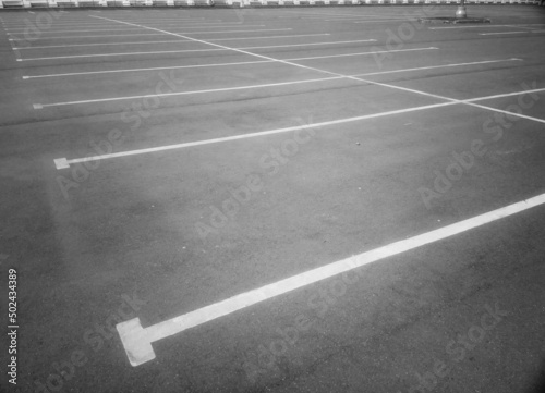 Empty car parking transportation background