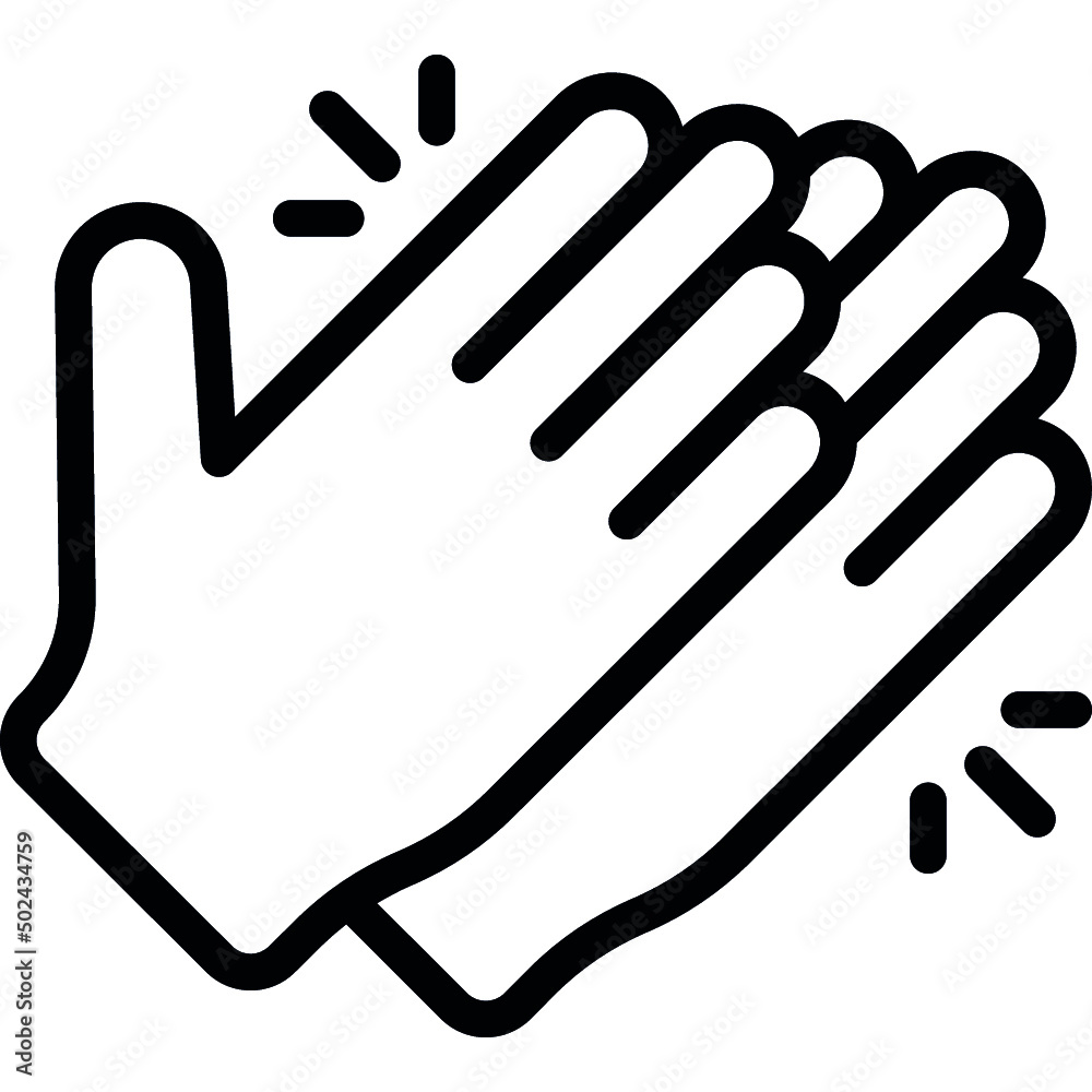 Fototapeta premium Clapping Hands Icon