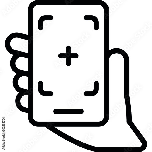 Take Photo Phone Hand Icon