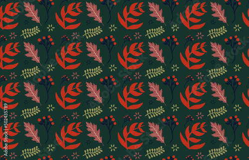 floral seamless pattern for surface and fabric design vector illustration 