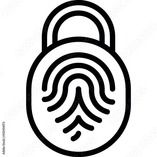 Biometric Lock Icon