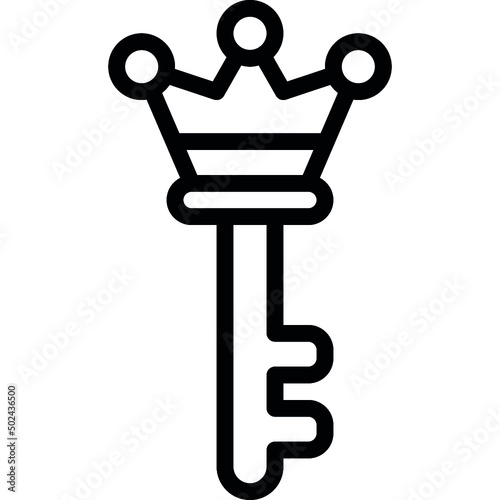 Crown Key Icon