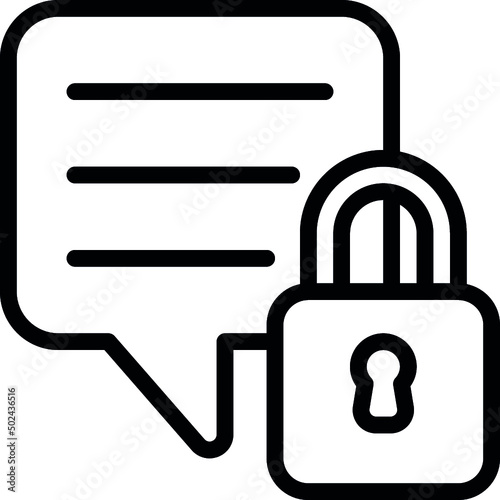 Encrypted Message Icon