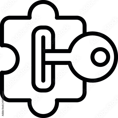 Puzzle Key Icon