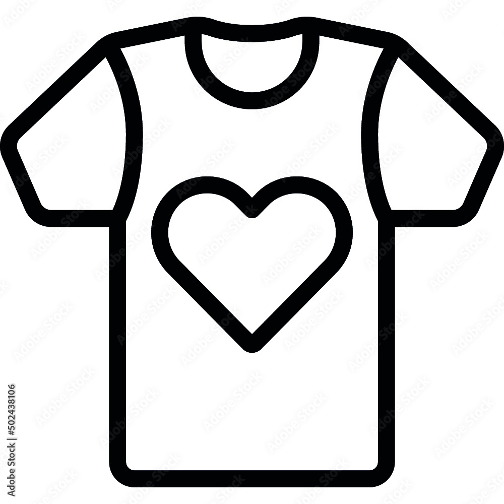 Love T Shirt Icon