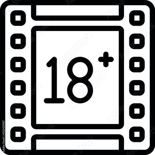 18 Plus Movie Icon