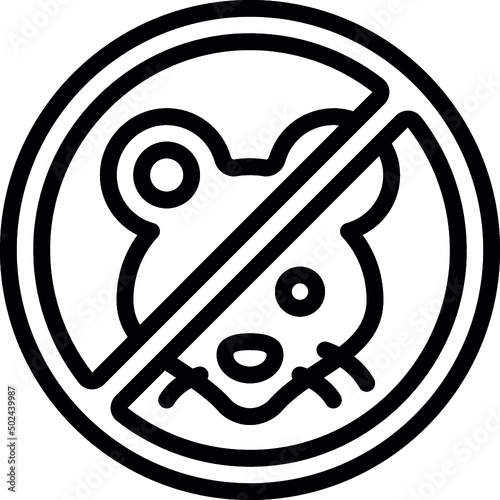 No Animal Testing Icon