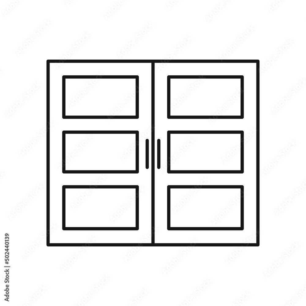 door vector for website symbol icon presentation