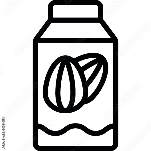 Almond Milk Icon