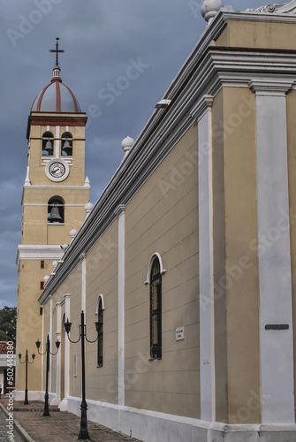 Vertical shot of the Catedral Del Santisimo Salvador De Bayamo - Manzanillo photo