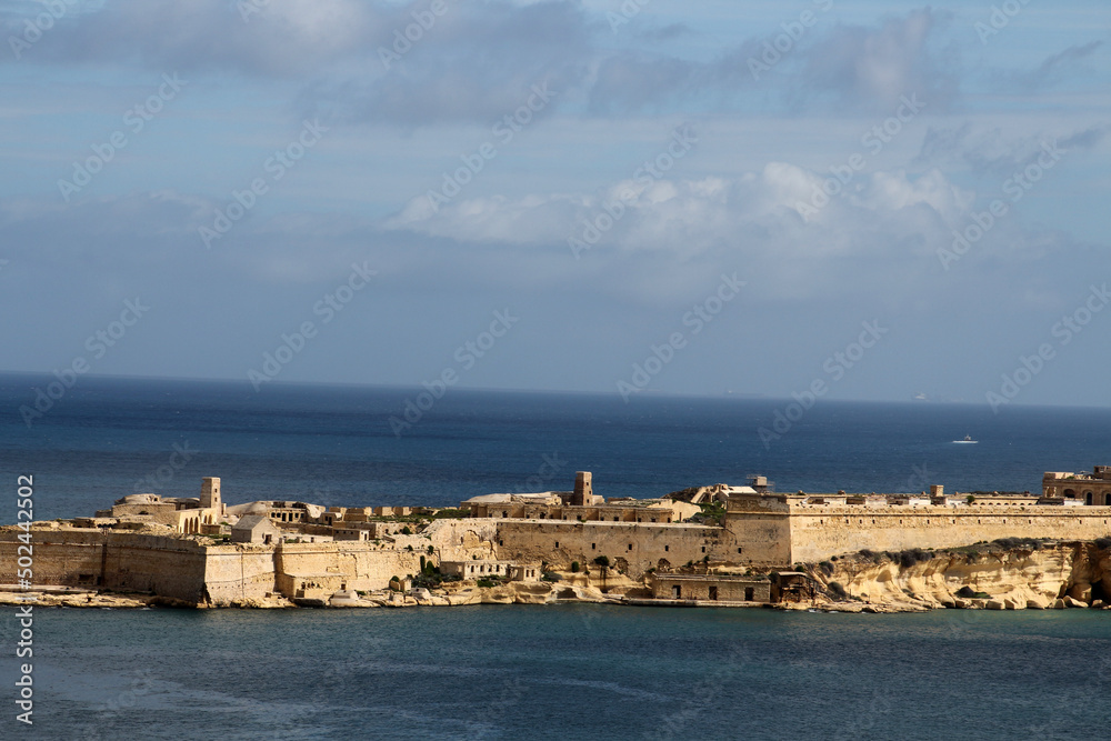 View of Fort Ricasoli, Valletta, Malta