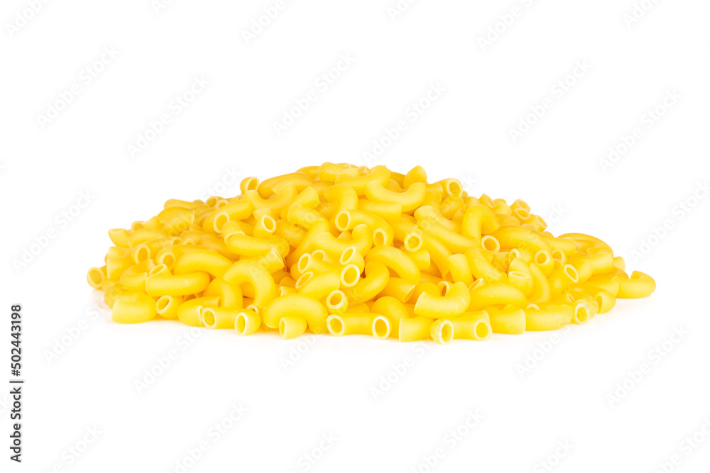 macaroni isolated on white background macaroni isolated on white background