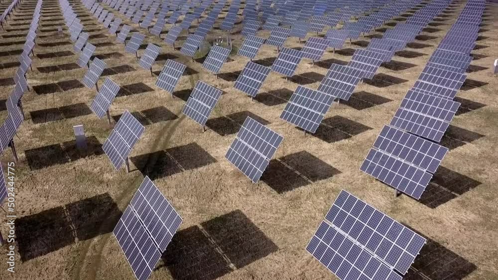 Solarpark zur alternativen Stromgewinnung
