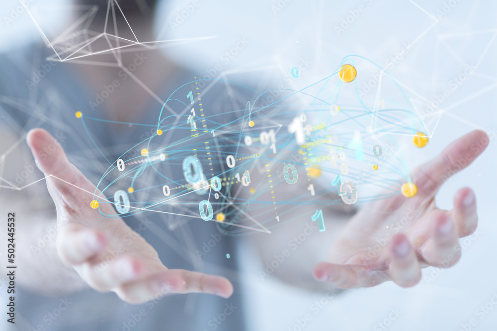 Global network. Blockchain. 3D illustration. Neural networks and artificial intelligence. Abstract 3d Global network. Blockchain. 3D illustration. Neural networks and artificial intelligence. Abstract 3d