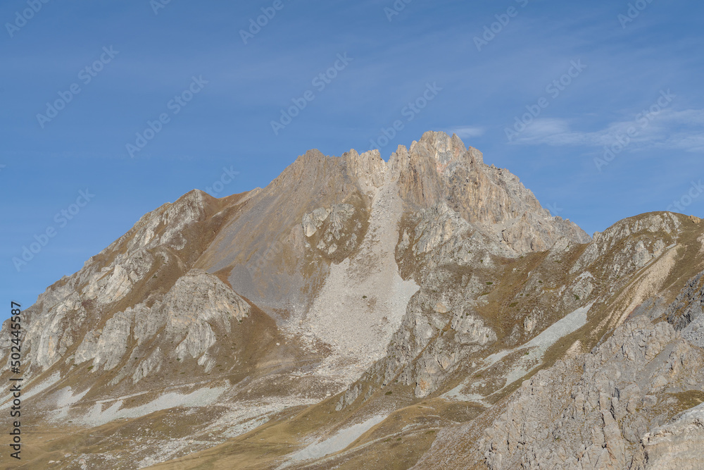Colle Valcavera mountain pass, Piedmont, Italy