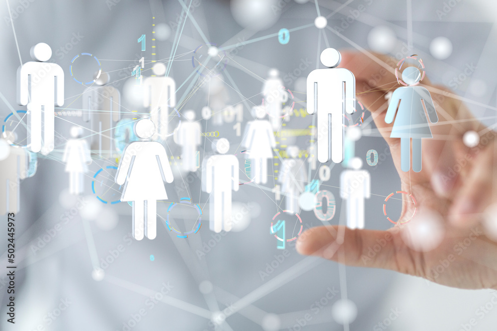 Global network. Blockchain. 3D illustration. Neural networks and artificial intelligence. Abstract Global network. Blockchain. 3D illustration. Neural networks and artificial intelligence. Abstract