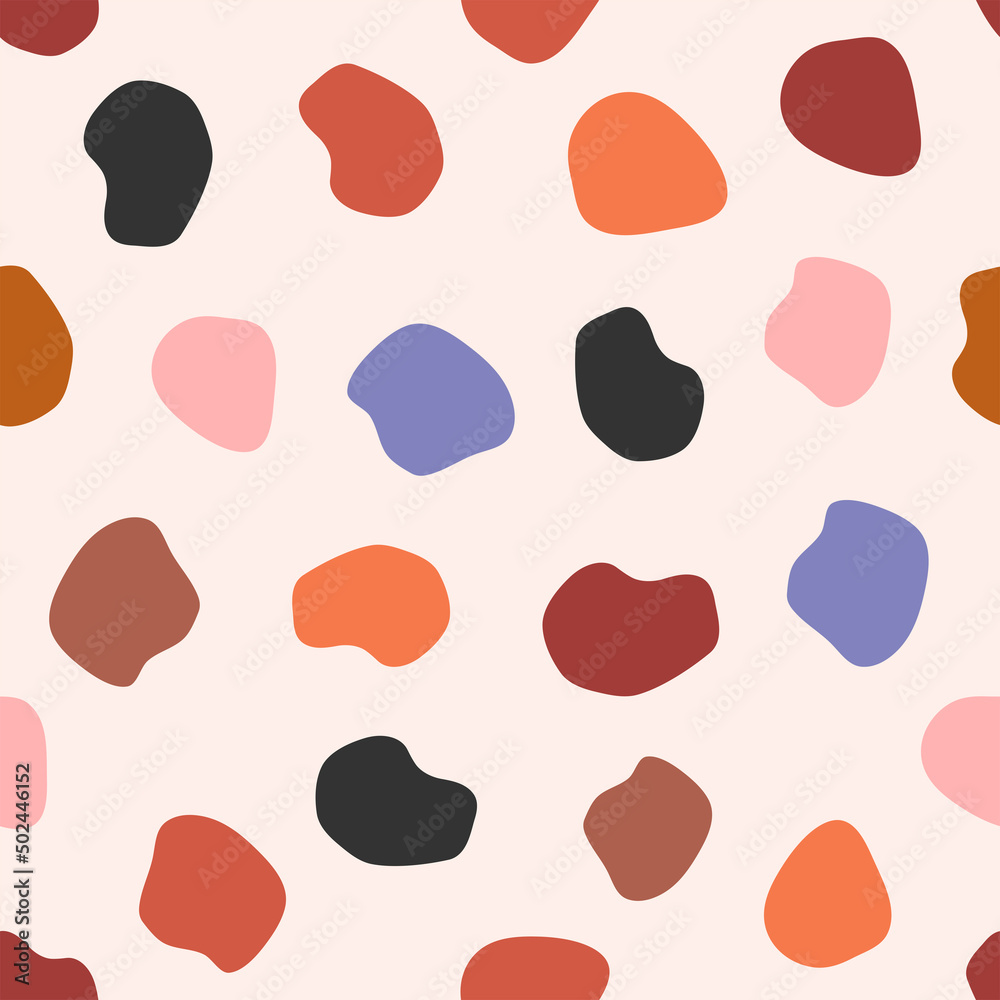 Seamless pattern with repeating abstract shapes. Simple vector illustration. Seamless pattern with repeating abstract shapes. Simple vector illustration.