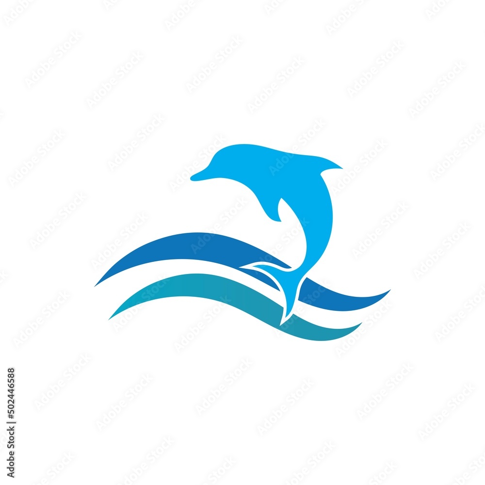 dolphin icon logo design vector dolphin icon logo design vector