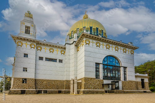 Photos Die Kirche am Steinhof wurde von 1904 bis 1907 nach Entwürfen von Otto Wagner erbaut und gilt als eines der bedeutendsten Bauwerke des Wiener Jugendstils