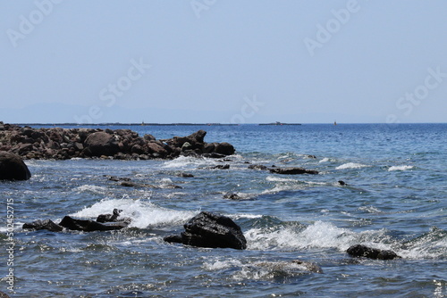 rocks in the sea
