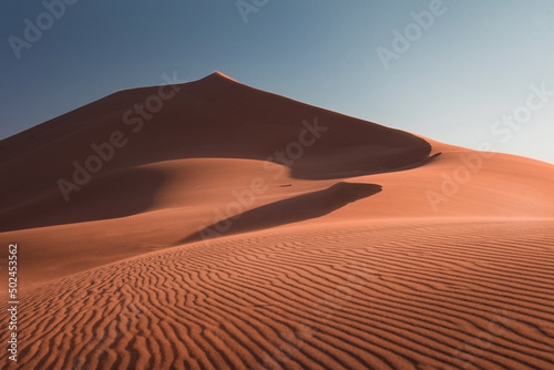 Canvastavla sand dunes in the desert