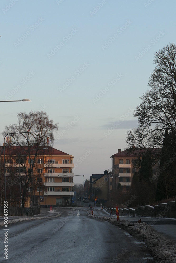 winter in the city uppsala