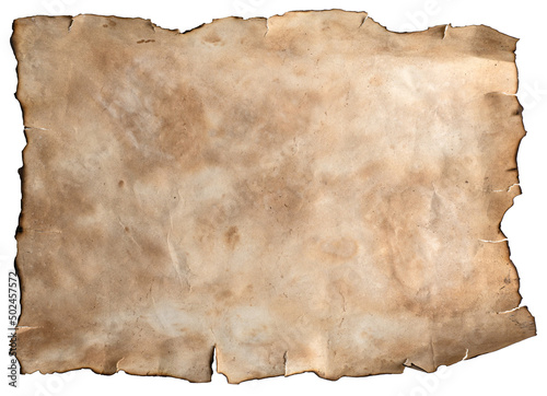 Bild auf Leinwand Yellow grunge ancient parchment paper