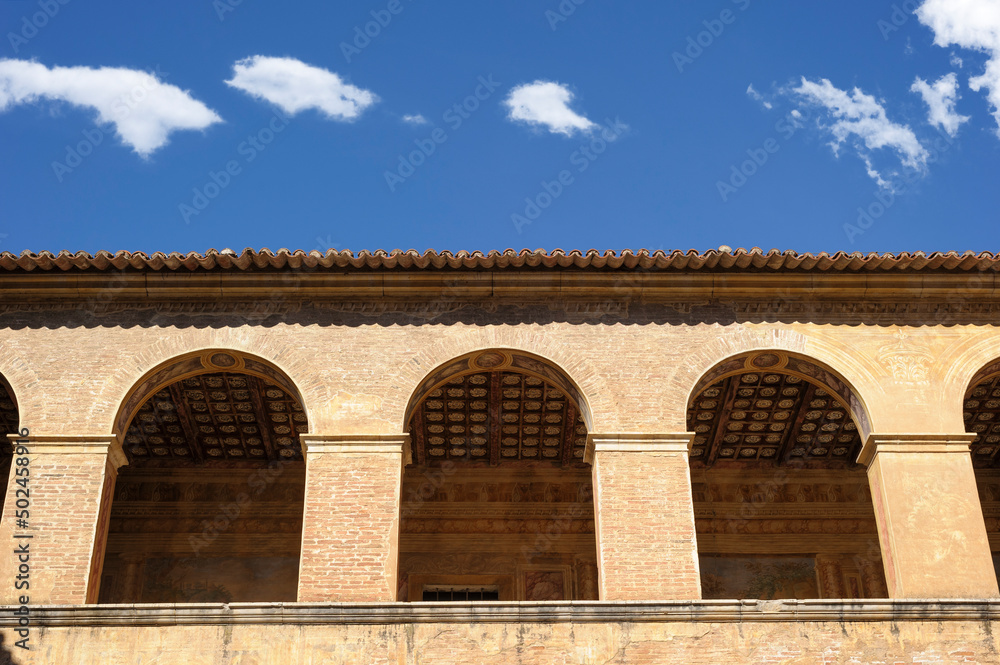  Façade of the Charterhouse of San Lorenzo di Padula, Padula, Campania, Italy