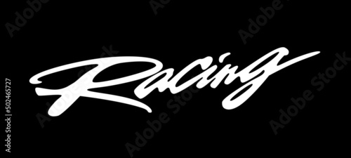 Racing Lettering Text SVG, Vector. Download it now