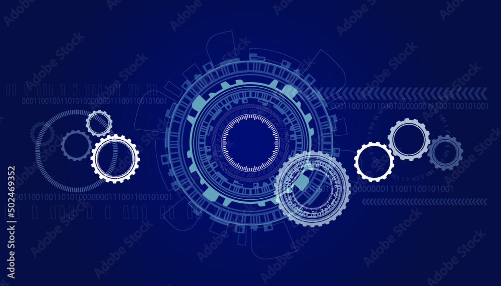 Abstract technology background Hi-tech background vector illustration