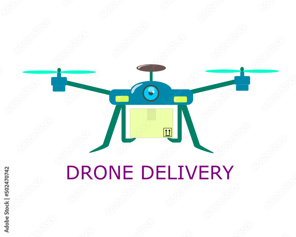 Drone delivery ,drone delivery vector icon for web design isolated on white background Drone delivery ,drone delivery vector icon for web design isolated on white background