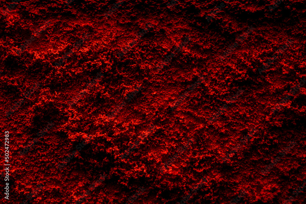 red porous grainy texture for background