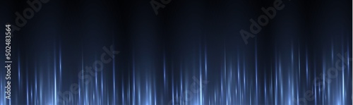 Motion speed blue vertical lines, neon light line
