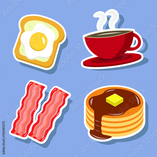 Breakfast stickers