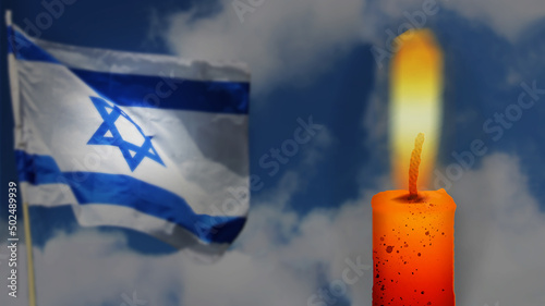 Memorial Day Israel: Holocaust Remembrance Day, Memorial Day for Fallen Soldiers and Hostile Actions Casualties  photo