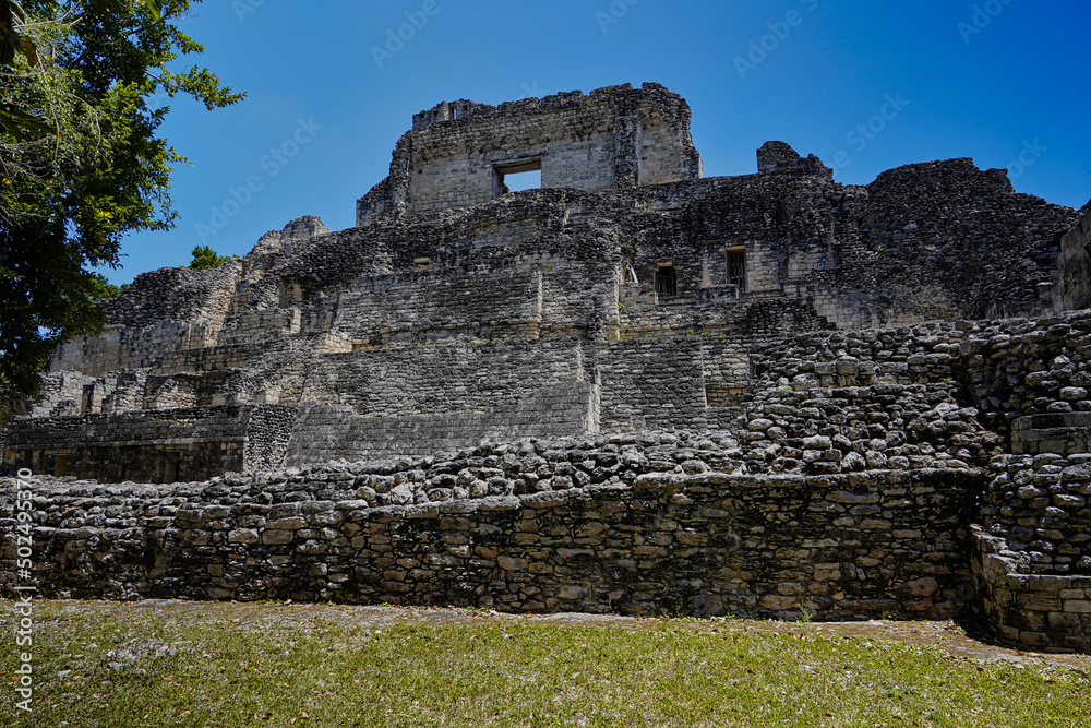 becan city ruins campeche mexico