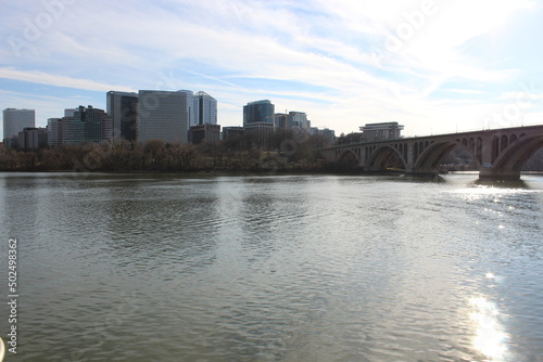 Rosslyn Georgetown Waterfront Park Francis Scott Key Bridge © MattB85