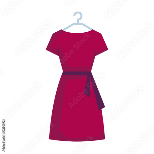 redwine lady dress in clothespin