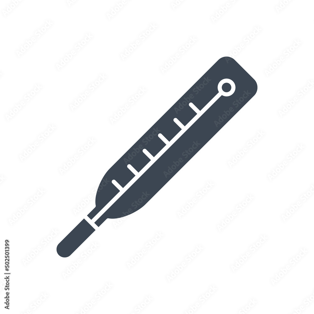Thermometer vector icon Thermometer vector icon