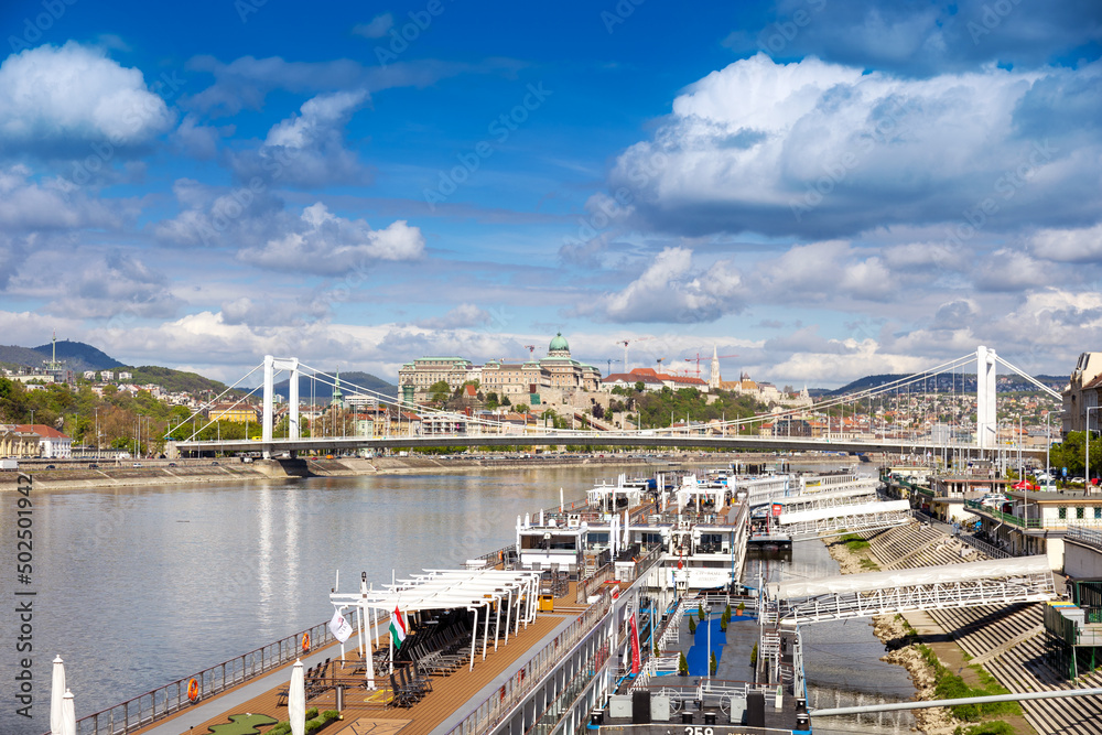 Royal castle, Danube river, Budapest, Hungary