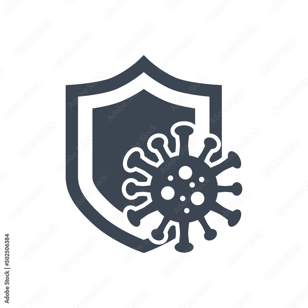 Coronavirus Protection related vector glyph icon Coronavirus Protection related vector glyph icon