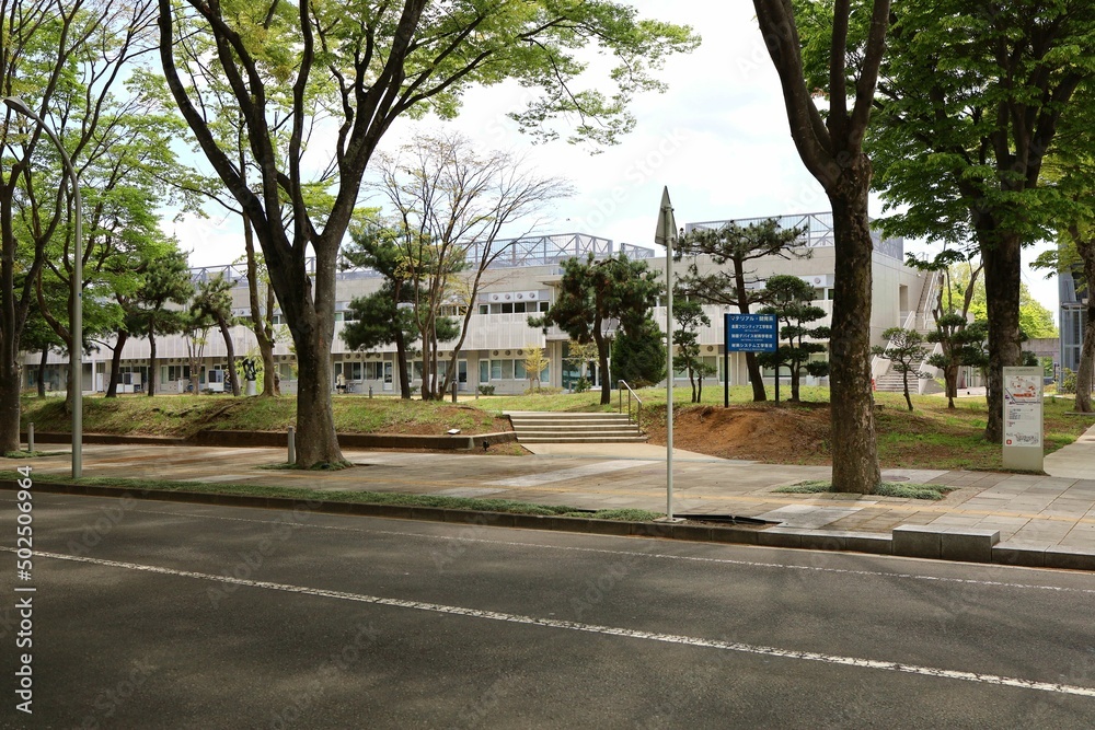 Sendai City, Japan, .Around the Aobayama area-Tohoku University.