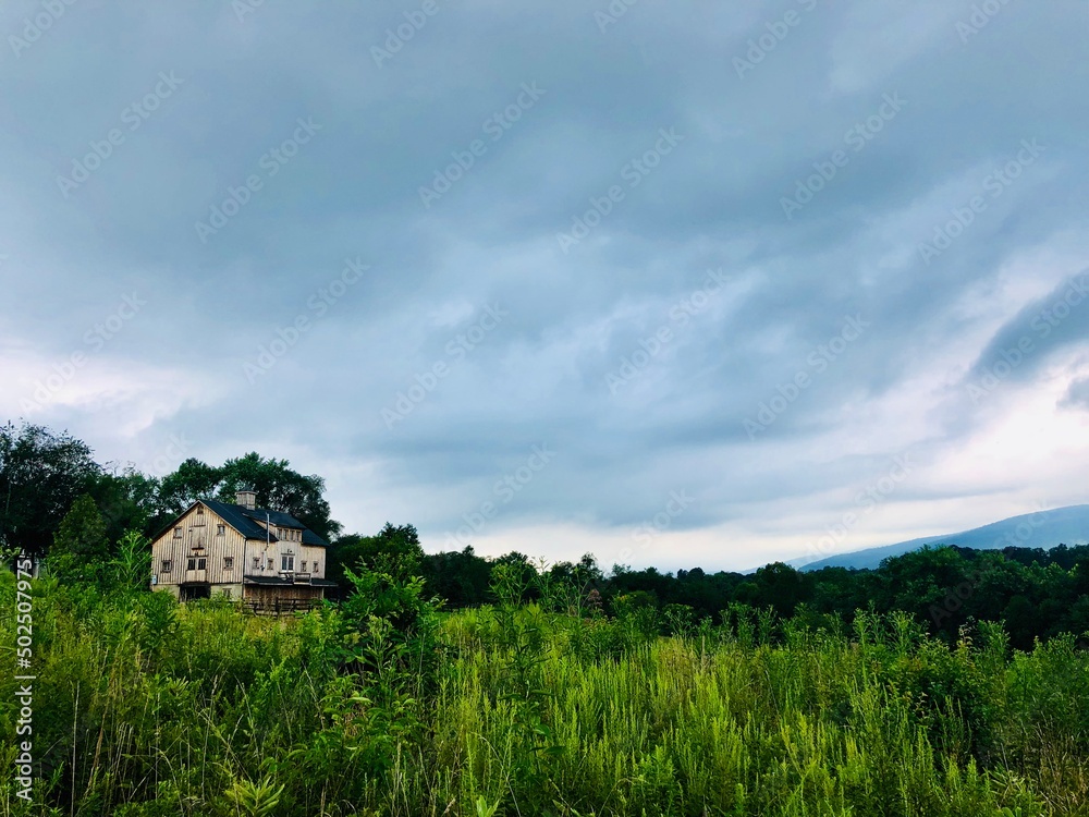 old house in the mountains