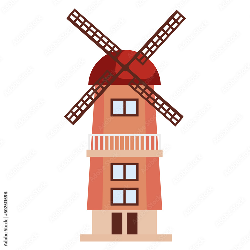 windmill farm building windmill farm building