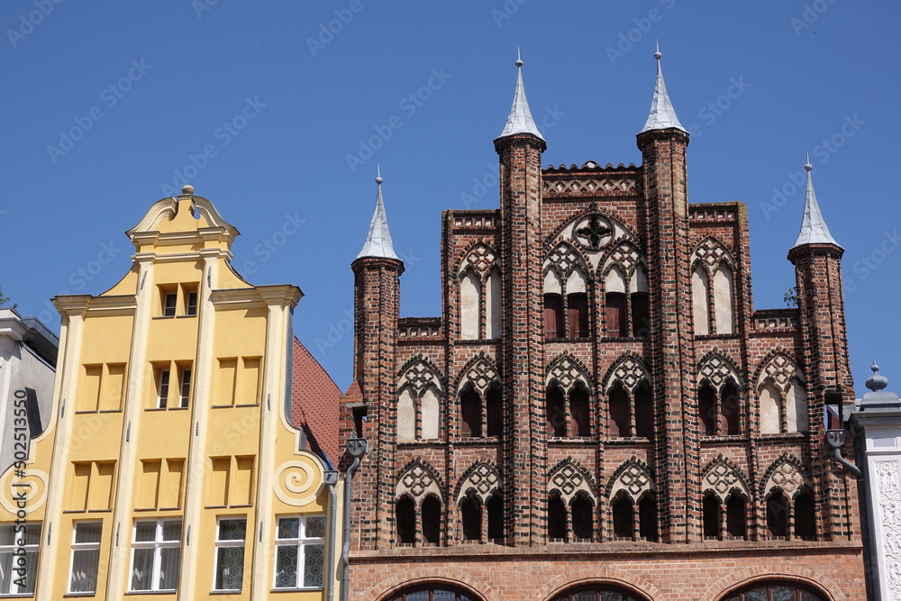 Häuser in der Altstadt von Stralsund Häuser in der Altstadt von Stralsund