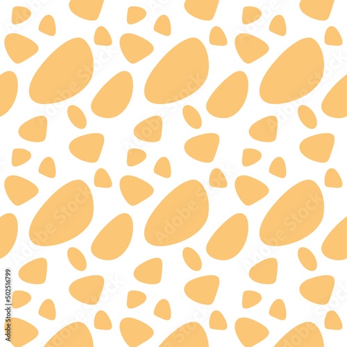 seamless pattern with leaves,free form,wallpaper,vector texture,fabric,textile,design,bright,pastel,orange