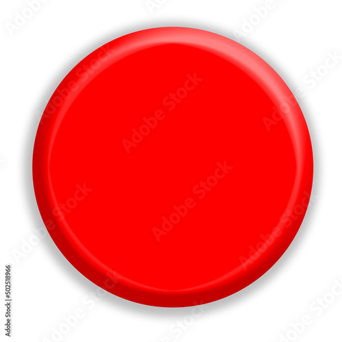 Free Download A red circle on a white background. A red icon or web button highlighted on a white background - GFXLoad