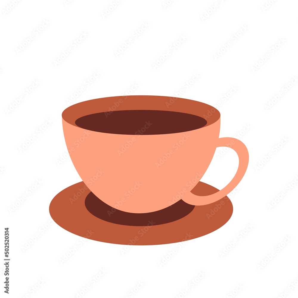 Coffee cup icon isolated on white background. Drink vector design illustration Coffee cup icon isolated on white background. Drink vector design illustration